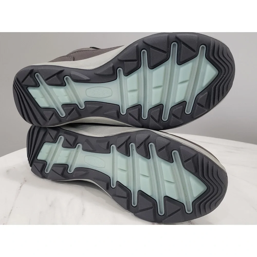 NEW WOMEN SZ 5.5 KEEN Terradora Explorer Mid Waterproof Hiking Boots GRAY BLUE
